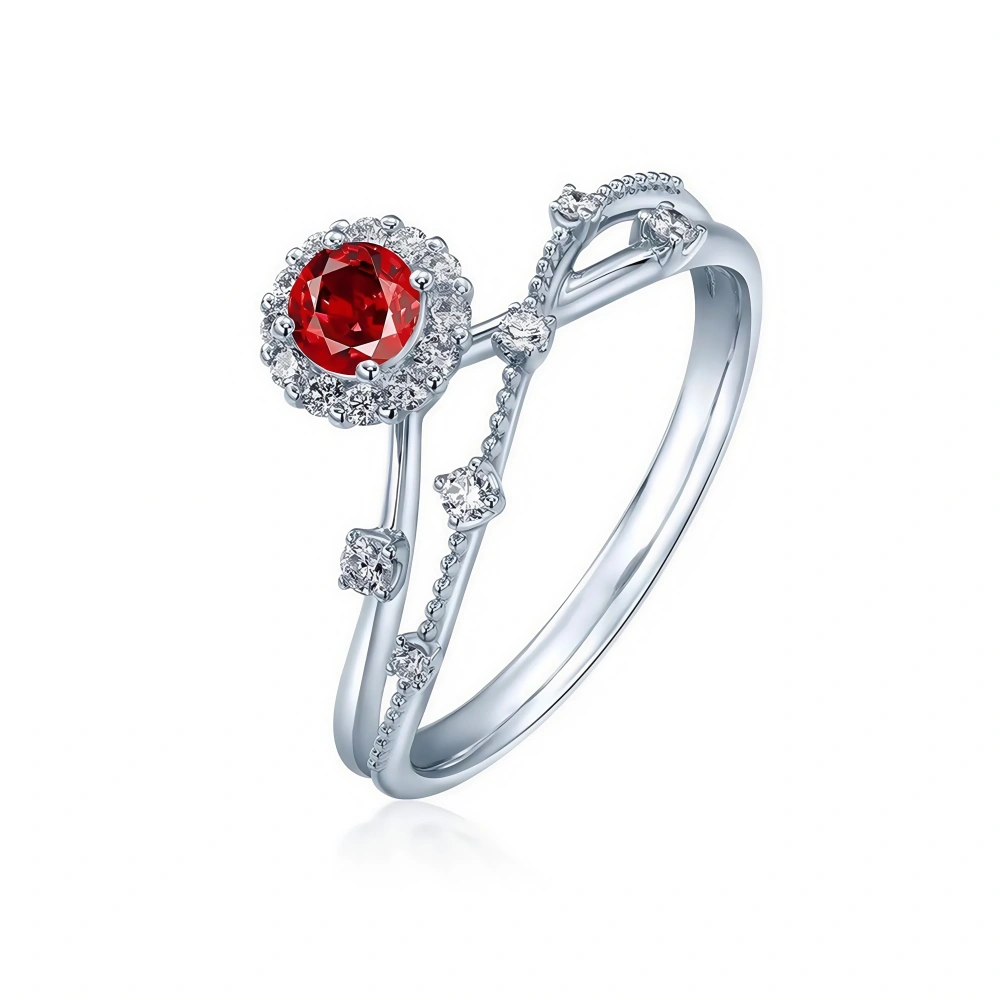 WINKIN WINSIN Brand MST Trendy Fashion Ring For Women 925 Sterling Silver Certificated Zircon Rings Fine Jewelry