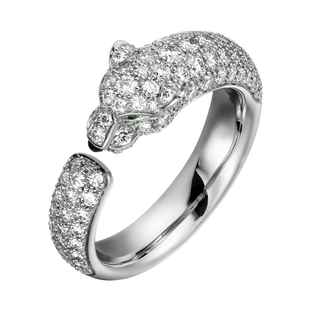 Winkin Winsin Luxury Brand Never Fade s925 925 Sterling Silver Ring Leopard Rings Jewelry For Women Man Girls Gemstones rings
