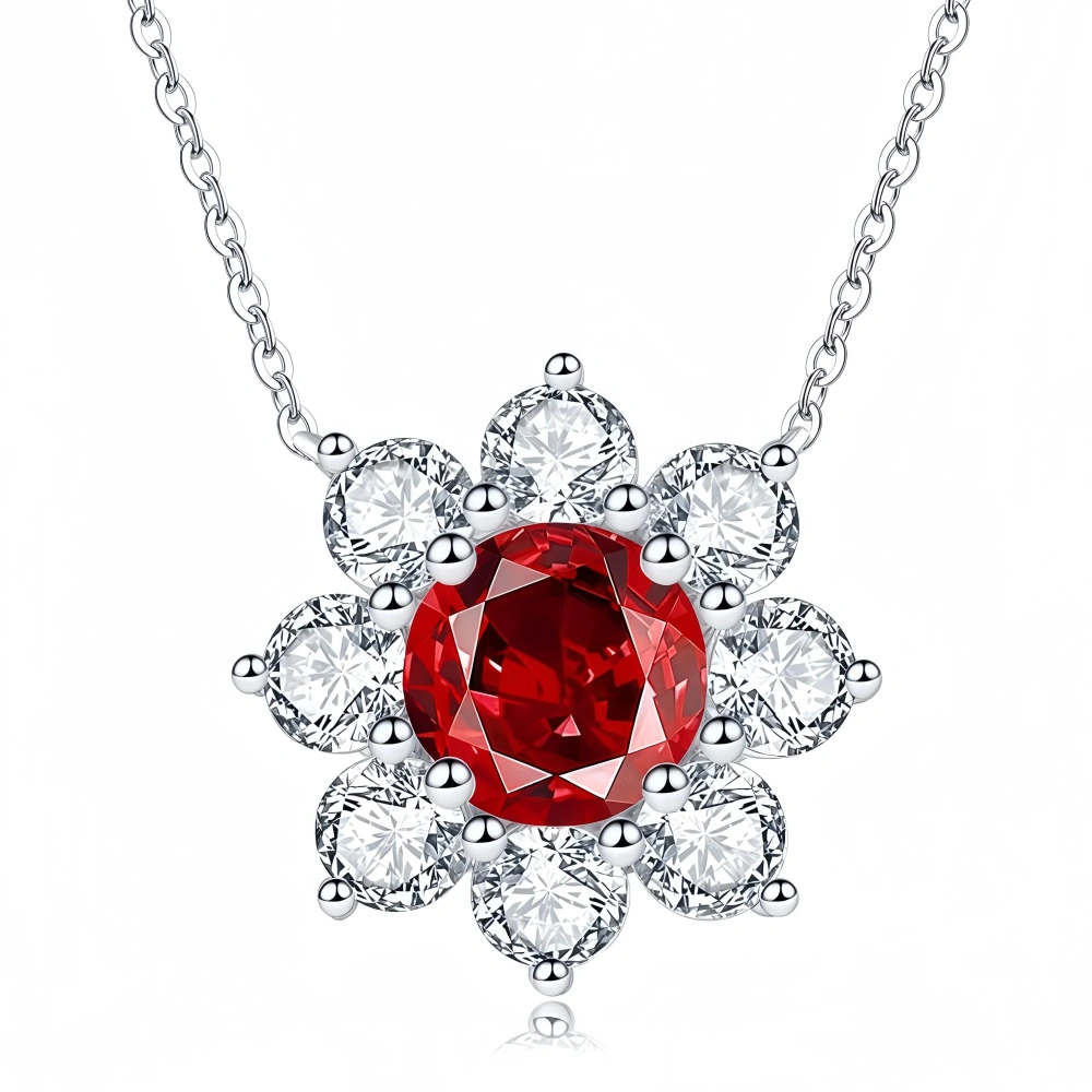 WINKIN WINSIN Brand MST Real 925 Sterling Silver  Diamond  Pendants Zircon Gemstones Certificated Newest  Necklaces Jewelry