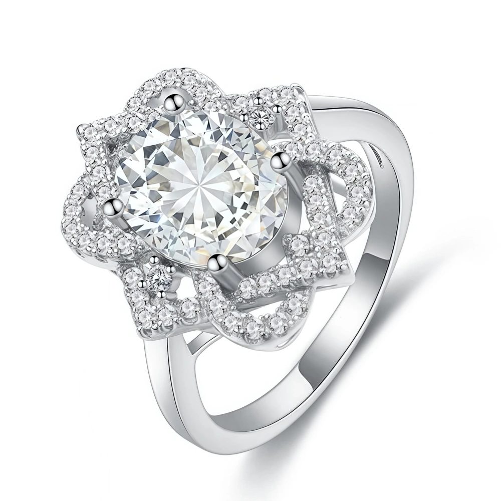 WINKIN WINSIN Brand MST Newest Hot Sales Oval 4ct Synthetic Sapphire Zircon 925 Sterling Silver High Carbon Diamond Ring Jewelry