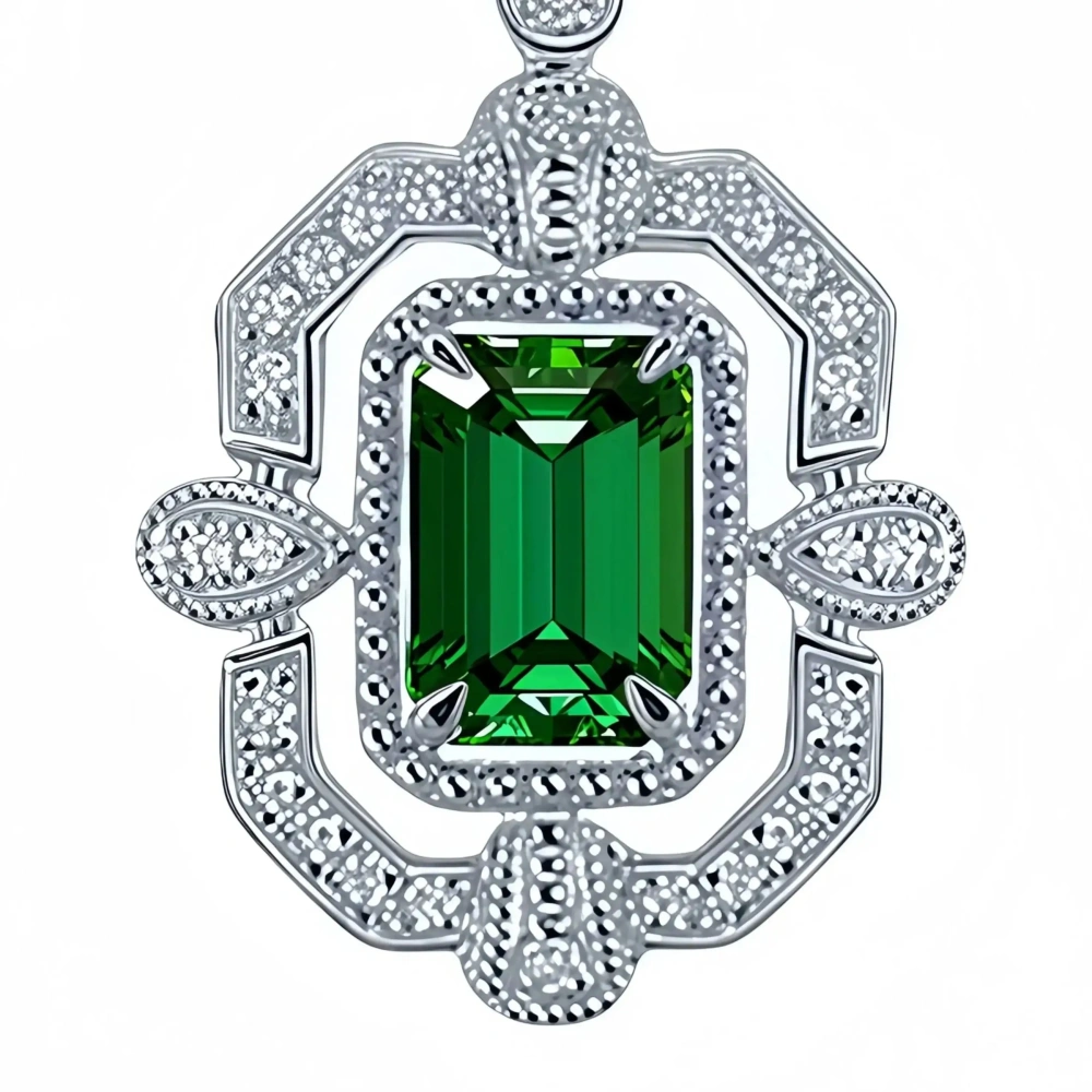 WINKINWINSIN Brand MST Real 925 Sterling Silver For Women High Carbon Diamond Certificated Water Drop Pendants Necklaces Jewelry
