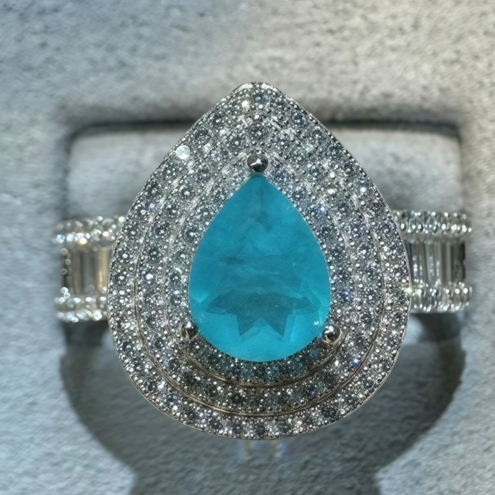 WINKIN WINSIN Brand Luxury Brand Designer RingClassic  Lab Grown Gemstones 925 Sterling Silver Certificated Temperament Ring