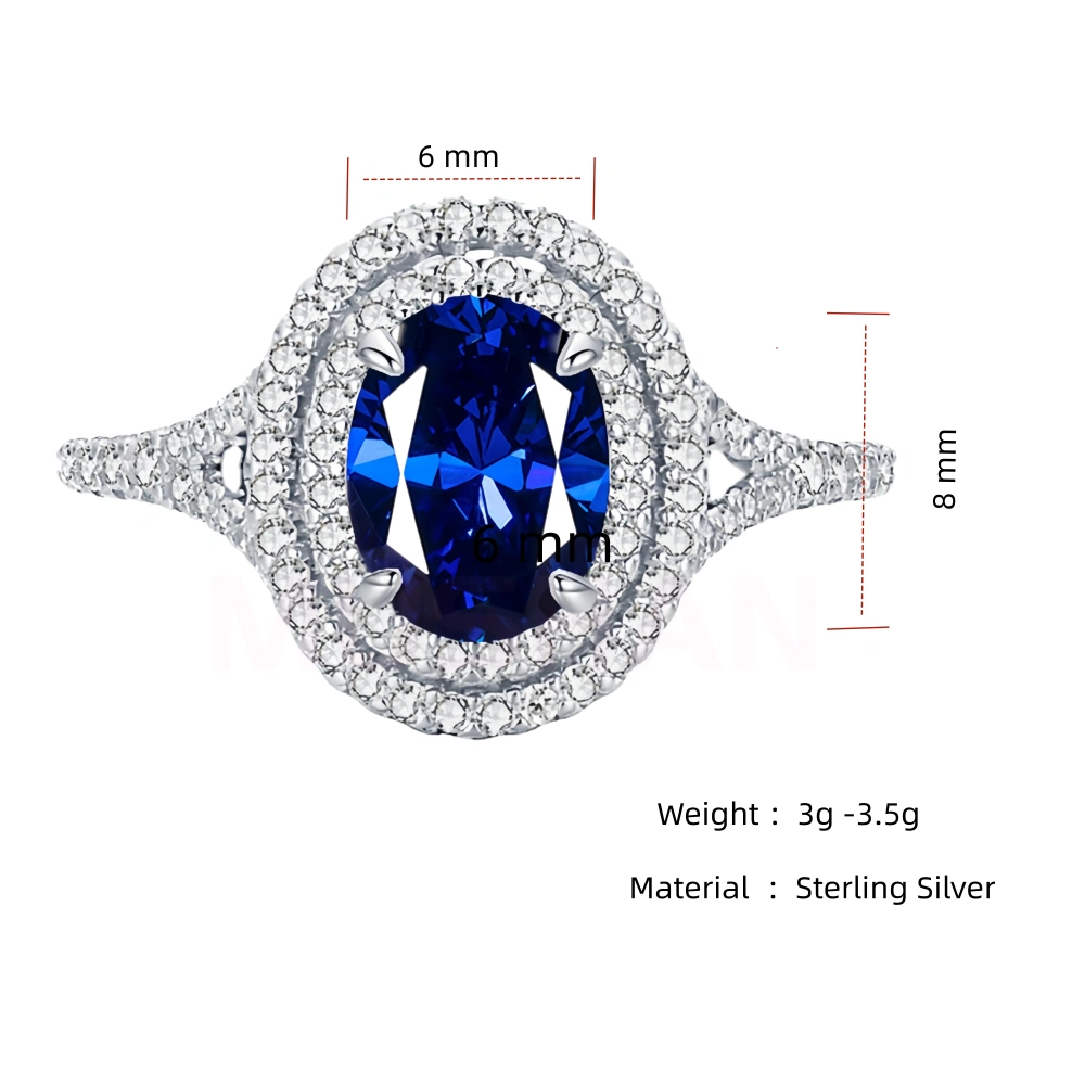 WINKIN WINSIN Brand Luxury s925 925 Sterling Silver Rings For Women Girls Platinum Plating Blue Red Green Gemstones Ring Jewelry