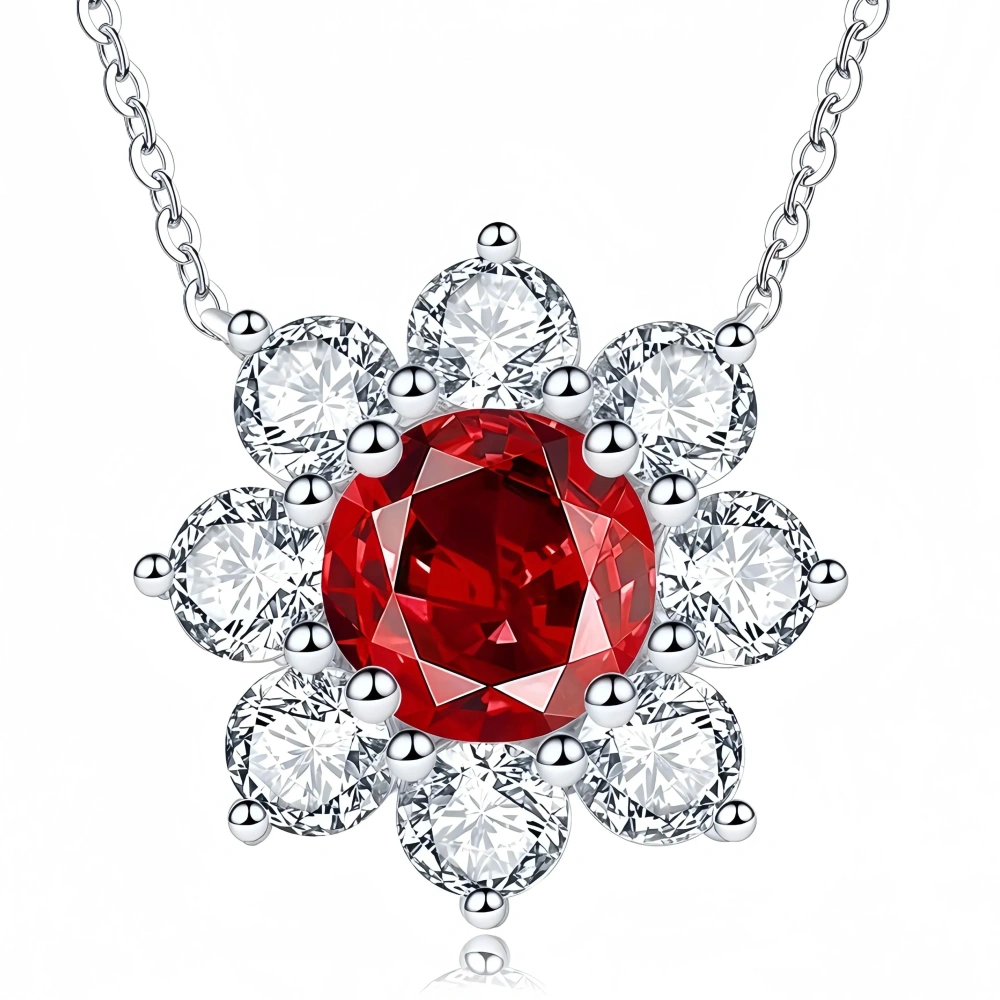WINKIN WINSIN Brand MST Real 925 Sterling Silver  Diamond  Pendants Zircon Gemstones Certificated Newest  Necklaces Jewelry