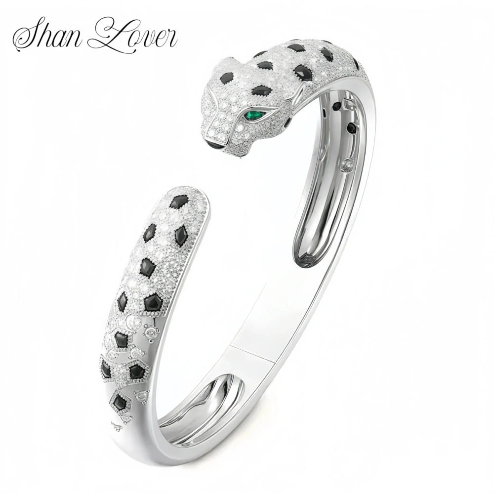 Winkin Winsin Luxury Highest Quality V Gold Jaguar Leopard Bracelet Bangle Never Fade 18k Gold Plated Bangles Jewelry For Women