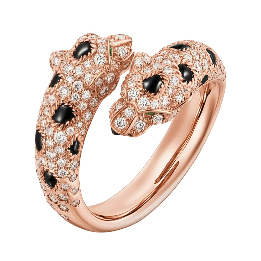 Winkin Winsin Luxury Brand Never Fade s925 925 Sterling Silver Ring Leopard Rings Jewelry For Women Man Girls Gemstones rings