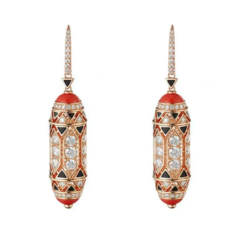 WINKIN WINSIN Brand MST 925 Sterling Silver Lab Grown Gemstones High Carbon Diamond Pink Blue Butterfly Drop Earrings Jewelry