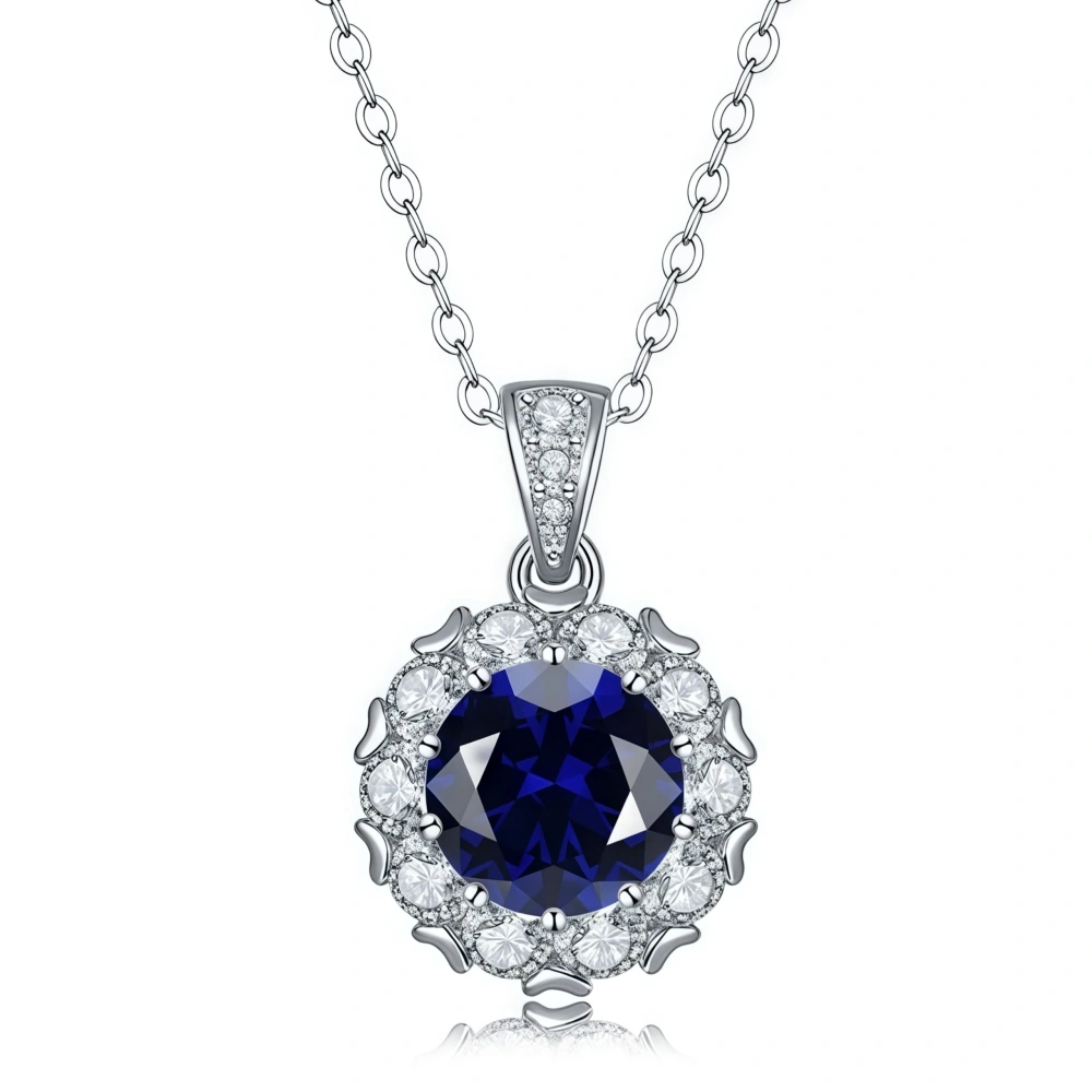 WINKIN WINSIN Brand Newest Party Necklace Pendant 925 Sterling Silver Zircon Gemstones Necklace Certificated Pendant Jewelry