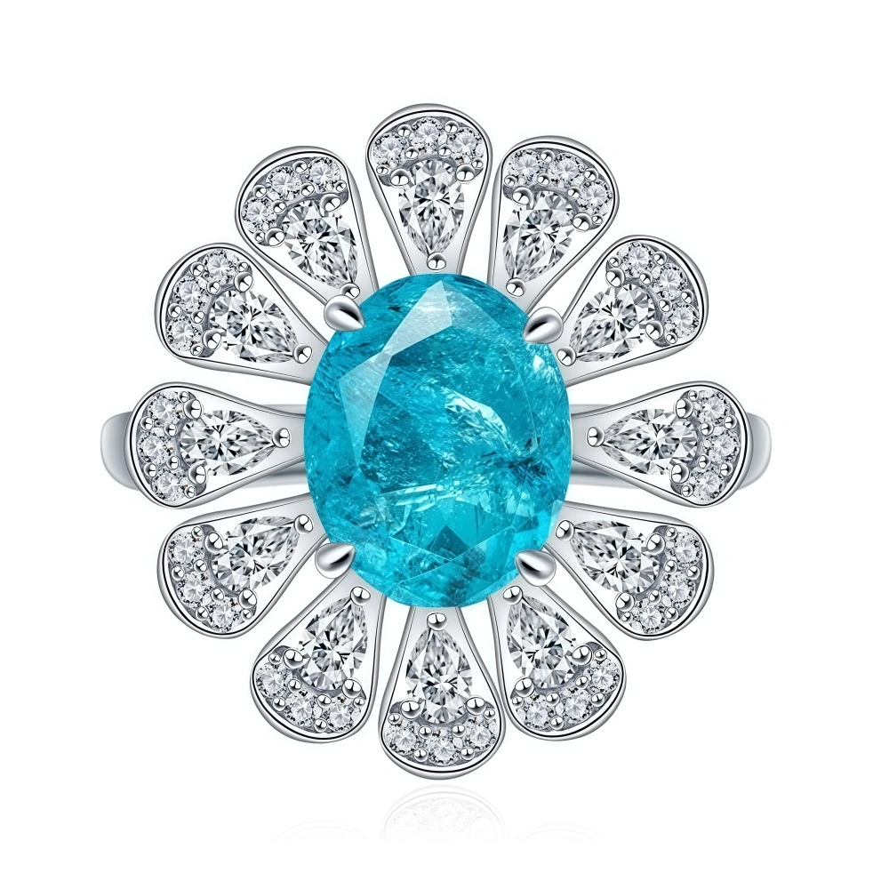 WINKIN WINSIN Brand MST New Products Luxury Brand Designer Certificated High Quality 925 Sterling Silver Droplet Ring Jewelry