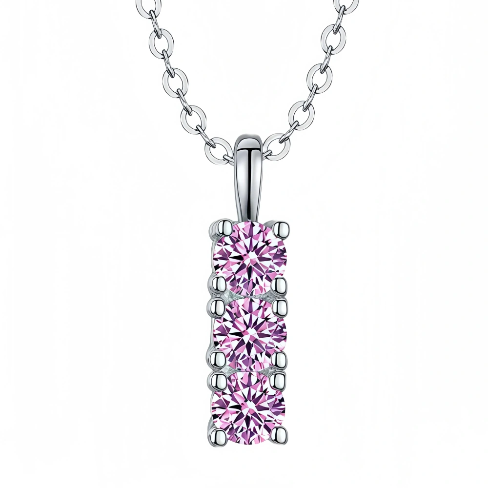 WINKIN WINSIN Brand MST 925 Sterling Silver Pendant For Women Necklace Lab Grown Gemstones High Carbon Diamond Pendant Jewelry