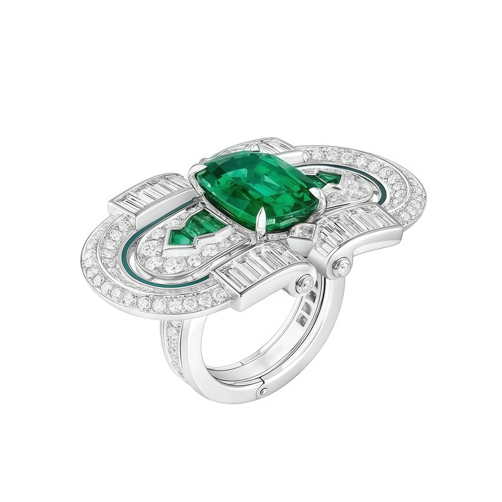 WINKIN WINSIN Brand Certificated MST 925 Sterling Silver Rings Women Lab Grown Gemstones Spinel High Carbon Diamond Ring Jewelry