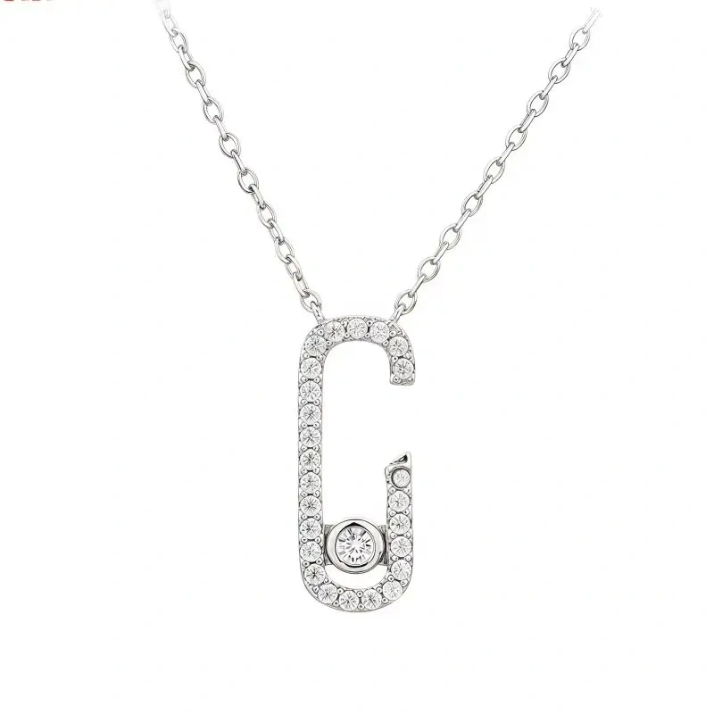 WINKIN WINSIN Brand MST 925 Sterling Silver Pendant For Women Necklace Lab Grown Gemstones High Carbon Diamond Pendant Jewelry