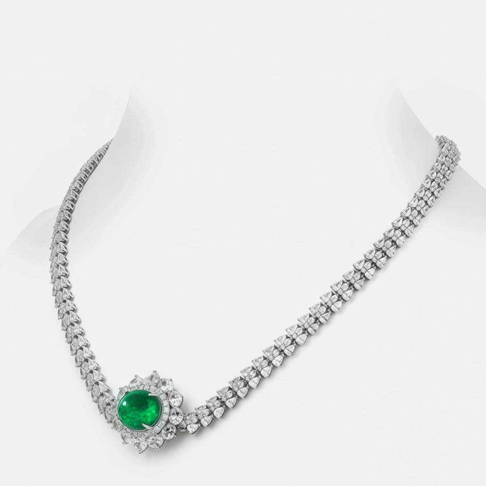 Winkin Winsin Brand 925 Sterling Silver Pendants twisted chain Necklace Plated Platinum High Carbon Diamond Necklace Pendant