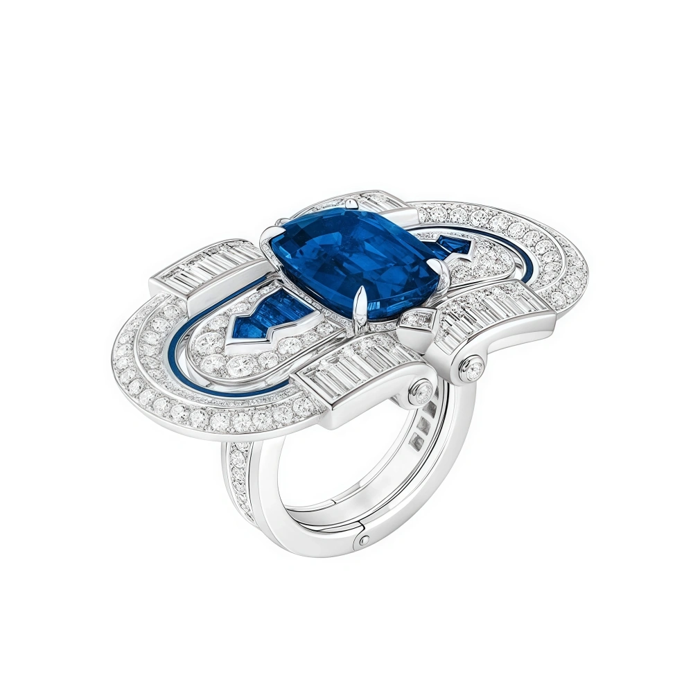WINKIN WINSIN Brand Certificated MST 925 Sterling Silver Rings Women Lab Grown Gemstones Spinel High Carbon Diamond Ring Jewelry