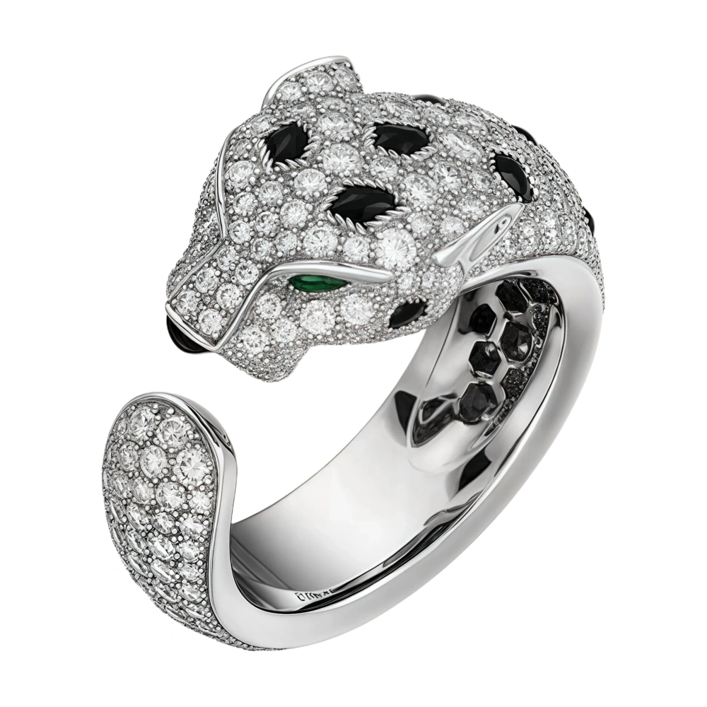 Winkin Winsin Luxury Brand Never Fade s925 925 Sterling Silver Ring Leopard Rings Jewelry For Women Man Girls Gemstones rings
