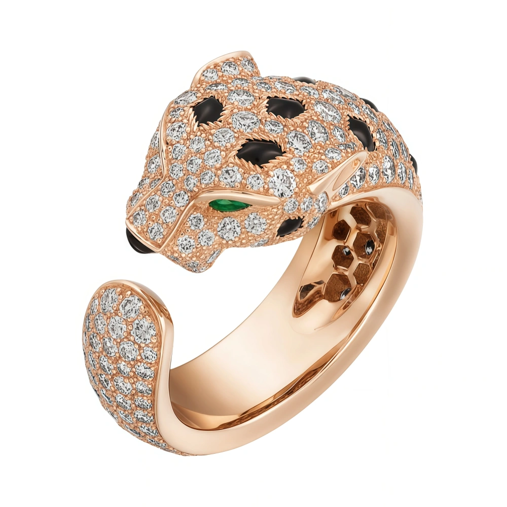 Winkin Winsin Luxury Brand Never Fade s925 925 Sterling Silver Ring Leopard Rings Jewelry For Women Man Girls Gemstones rings