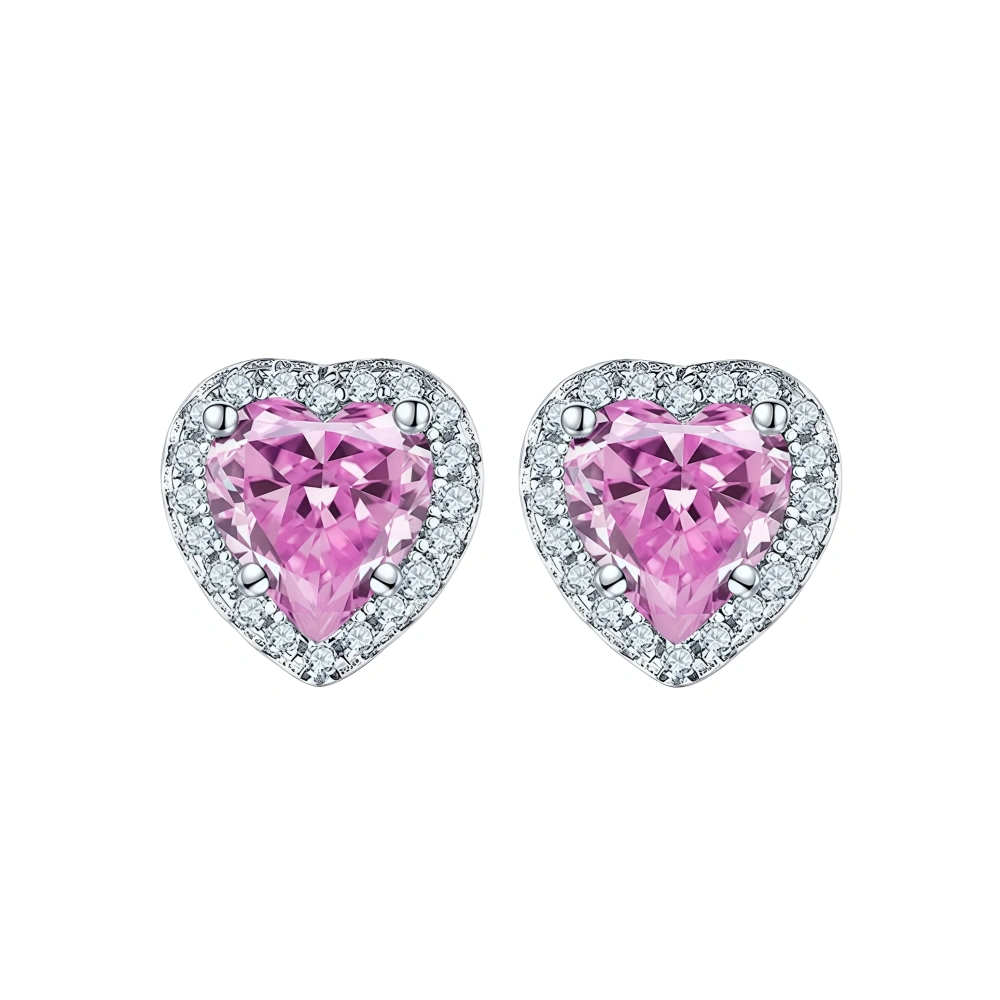 WINKIN WINSIN Brand MST Newest Women 925 Sterling Silver Earrings  Zircon Gemstones Certificate Trendy Earrings Jewelry