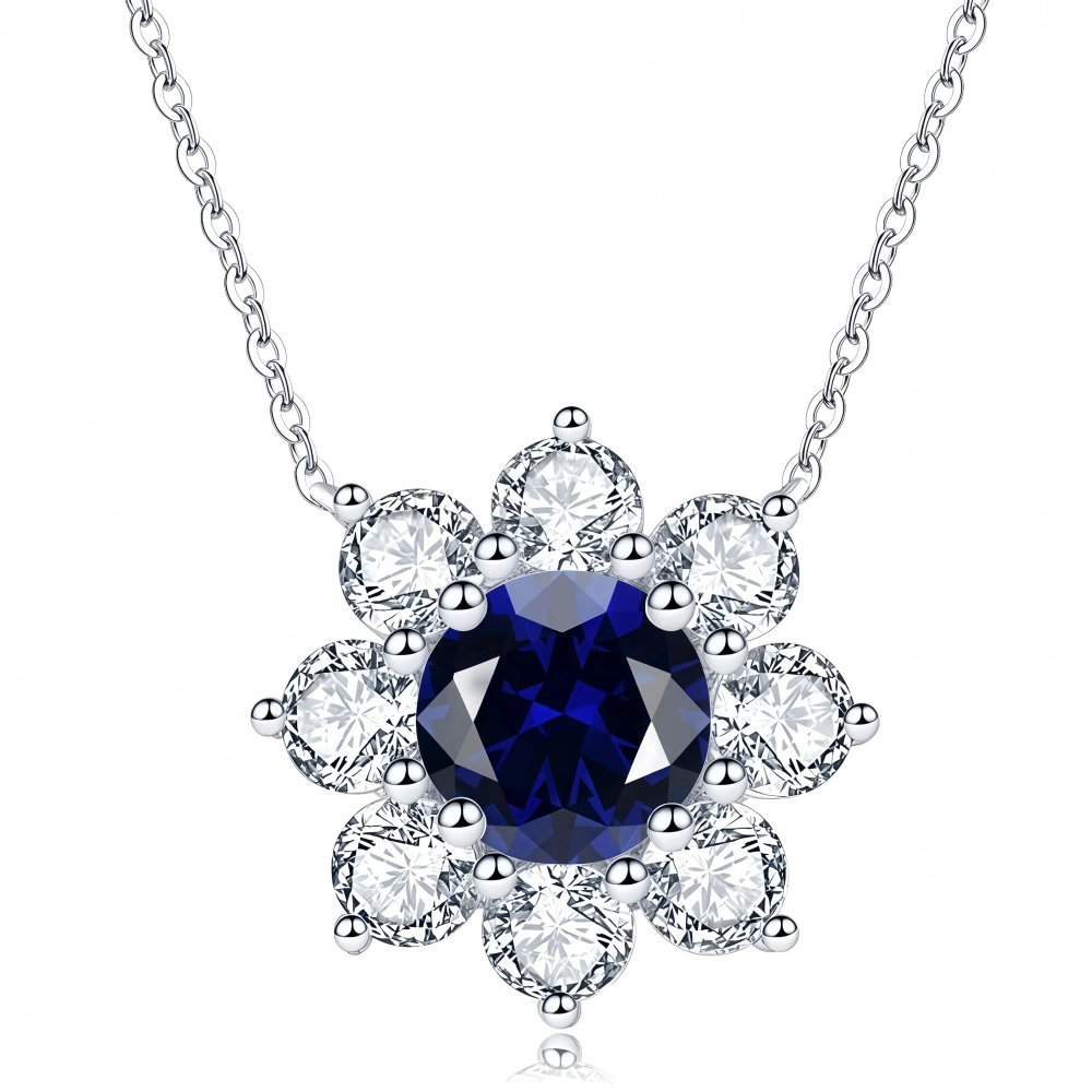 WINKIN WINSIN Brand MST Real 925 Sterling Silver  Diamond  Pendants Zircon Gemstones Certificated Newest  Necklaces Jewelry