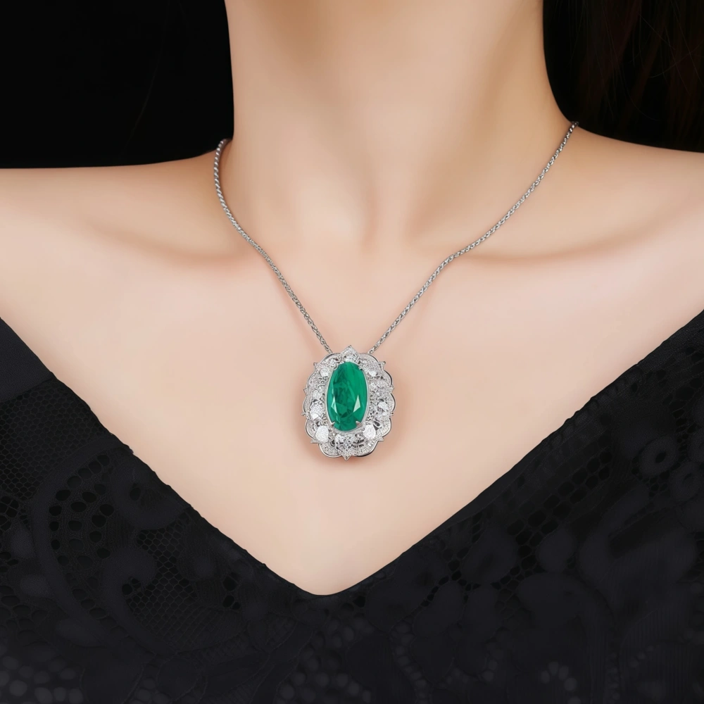Winkin Winsin Brand 925 Sterling Silver Pendants twisted chain Necklace For Plating Women Chain Necklace Pendant Jewelry