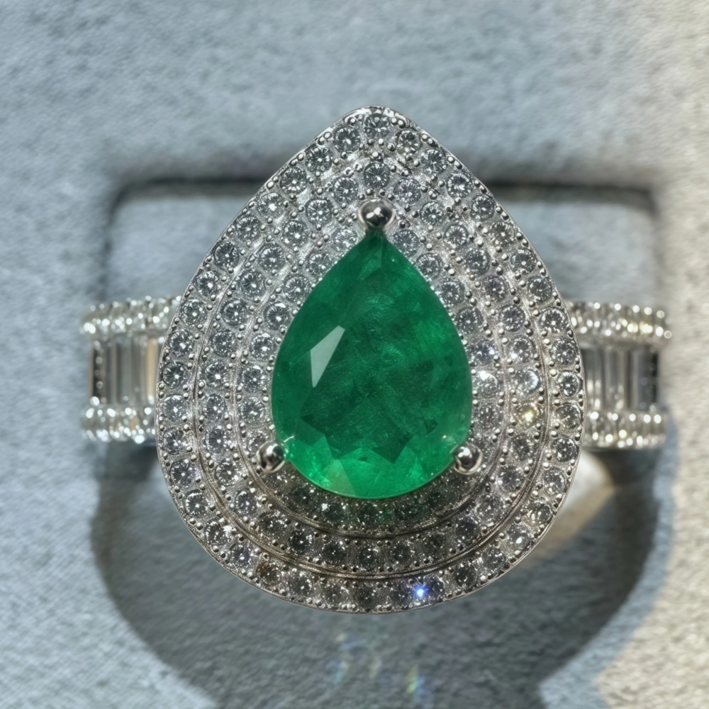 WINKIN WINSIN Brand Luxury Brand Designer RingClassic  Lab Grown Gemstones 925 Sterling Silver Certificated Temperament Ring