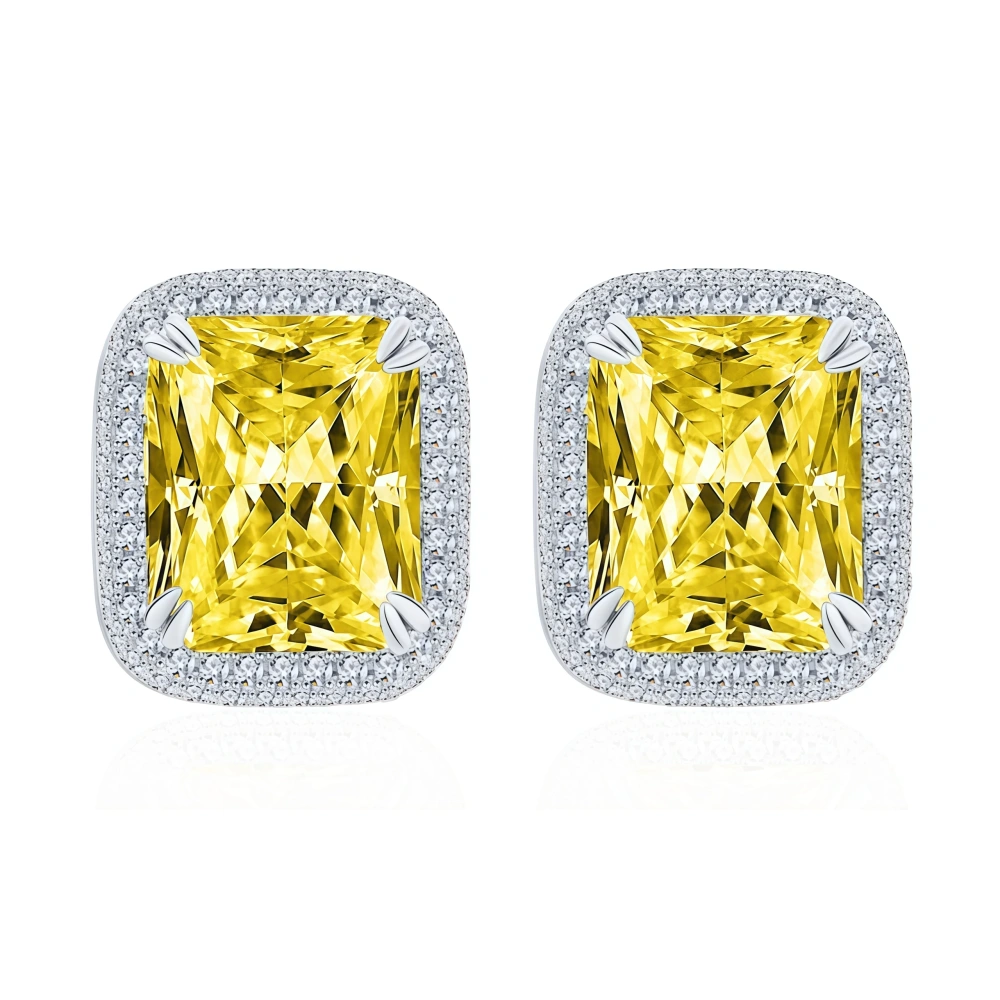 WINKIN WINSIN Brand MST Newest Hot Selling Earrings Silver Real 925 Sterling Silver Fashion High Carbon Diamond Earrings Jewelry