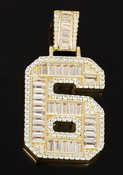 Veeie Veein Luxury Brand The New S925 Sterling Silver Necklace With Moissanite And Digital Pendant Necklace Jewelry