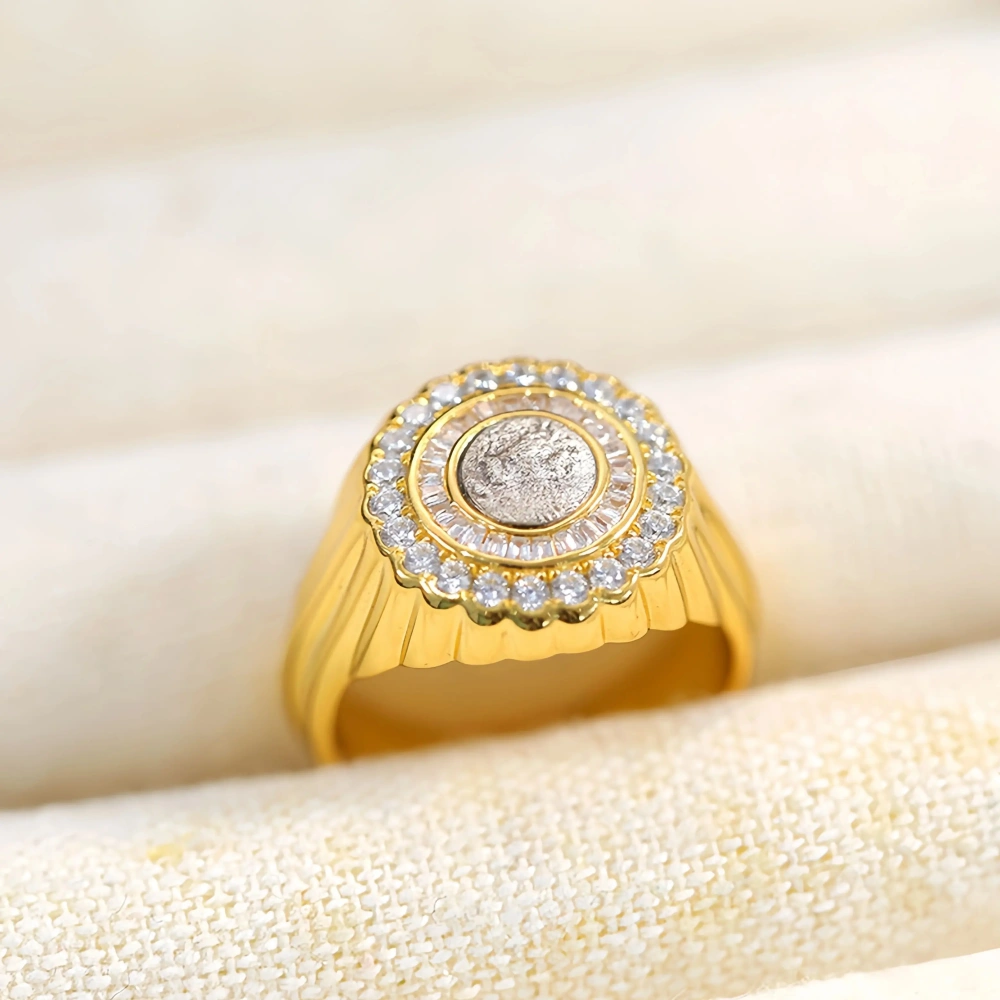 Mushan Luxury Brand New Style Of Ancient Coin Pegasus Ring From Set With S925 Pure Silver Throughout Ring Jewelry