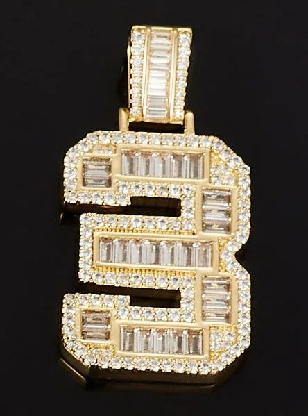 Veeie Veein Luxury Brand The New S925 Sterling Silver Necklace With Moissanite And Digital Pendant Necklace Jewelry