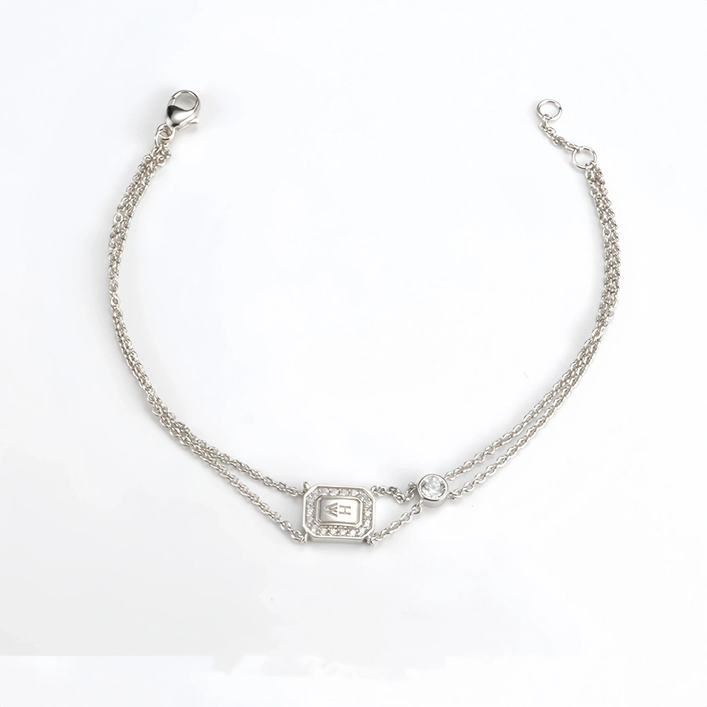 Mushan Luxury Brand Perfume Bottle Necklace  WomenS Sterling Silver 925 Rose Gold Diamond Bracelet Necklace Earrings Jewelry