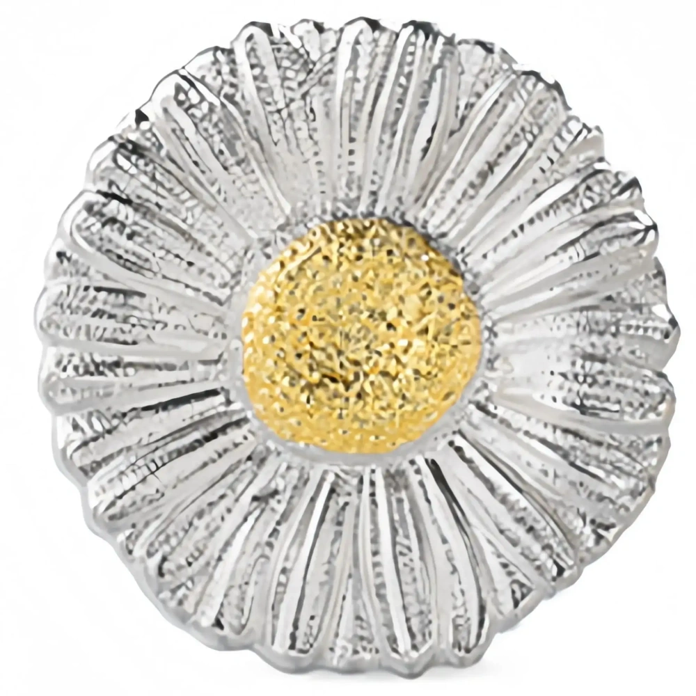 Mushan Luxury Brand Luxury 925 Sterling Silver Earrings Flower Daisy Stud Earrings For Women Fine Jewelry