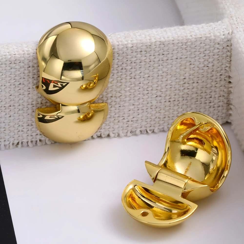 Mushan Luxury Brand Metal Earrings With Niche Design  2025 New Style  Stylish And Versatile  High End Stud Earrings For Ladies