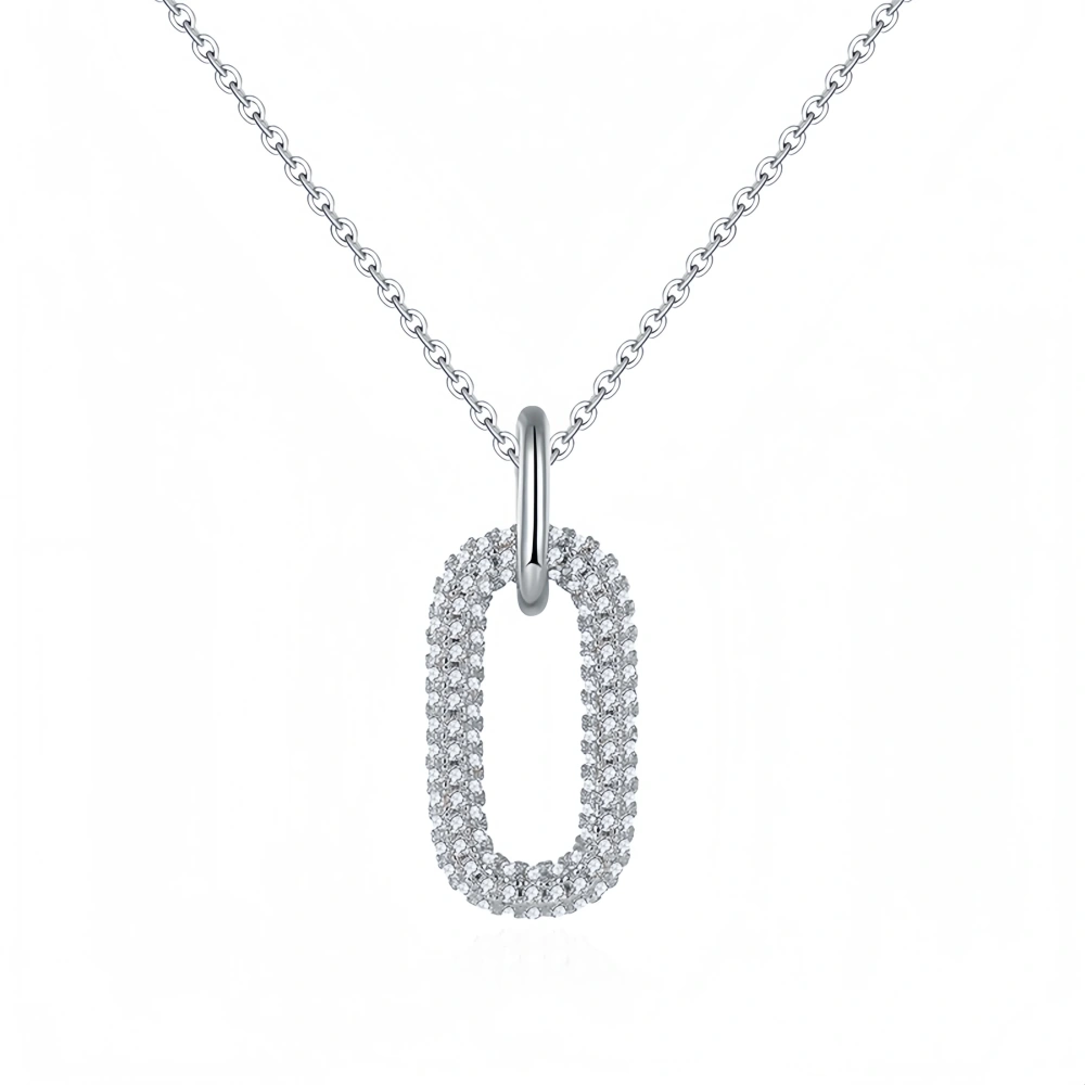 Veeie Veein Luxury Brand S925 Sterling Silver Necklace Accessory For Collarbone Women Party Necklace Pendant Jewelry