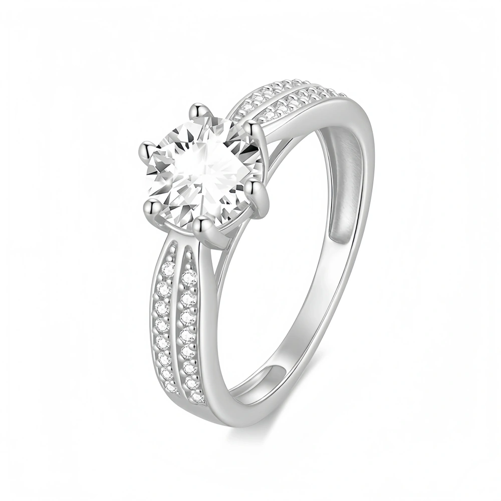 Veeie Veein Luxury Brand  Moissanite Ring GRA Certificate S925 Sterling Silver Light Luxury Women Luxury Bridal Ring Jewelry