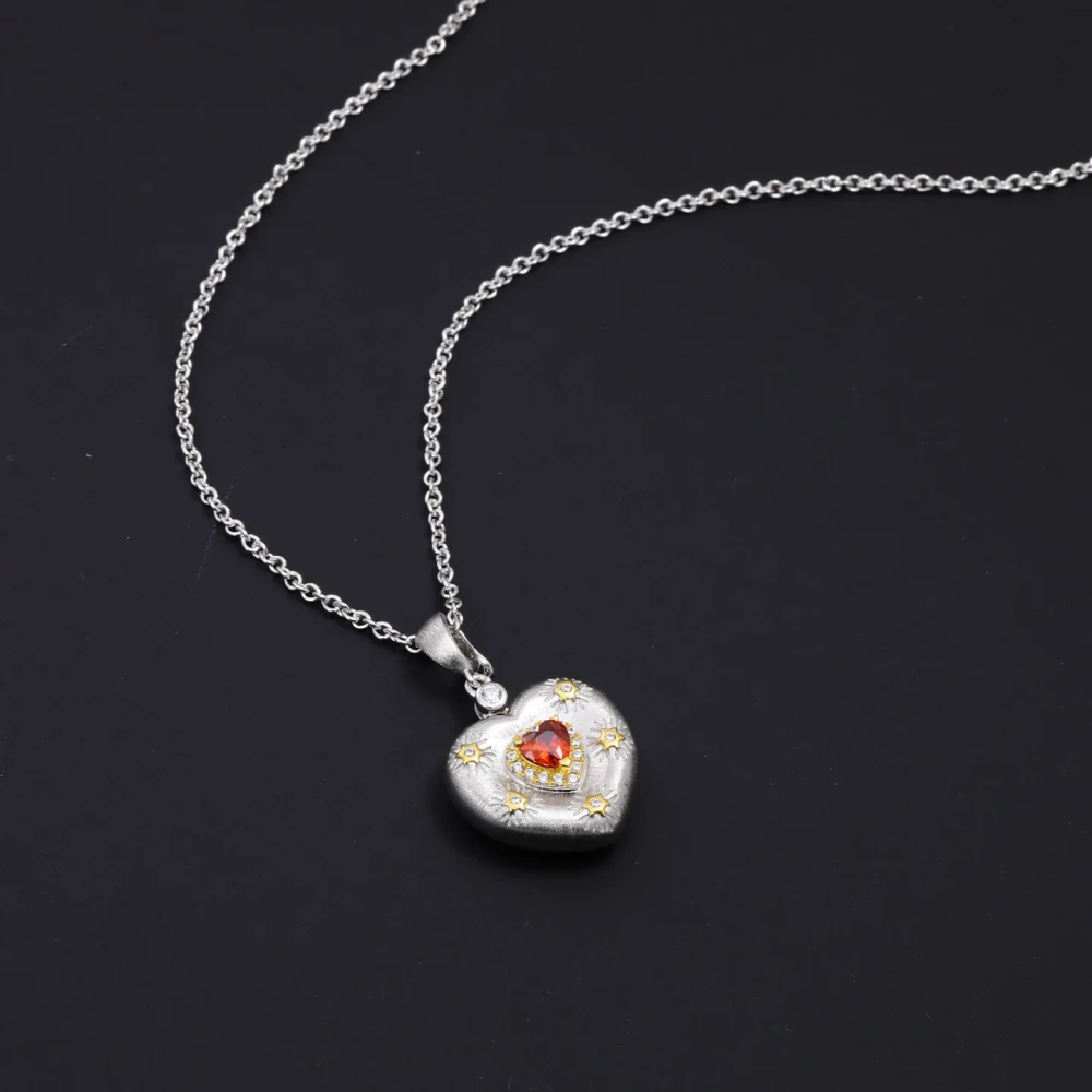 Mushan Luxury Brand High Quality Craftsmanship Plato Heart S925 Sterling Silver Collarbone Chain Is Bestseller Necklace Jewelry