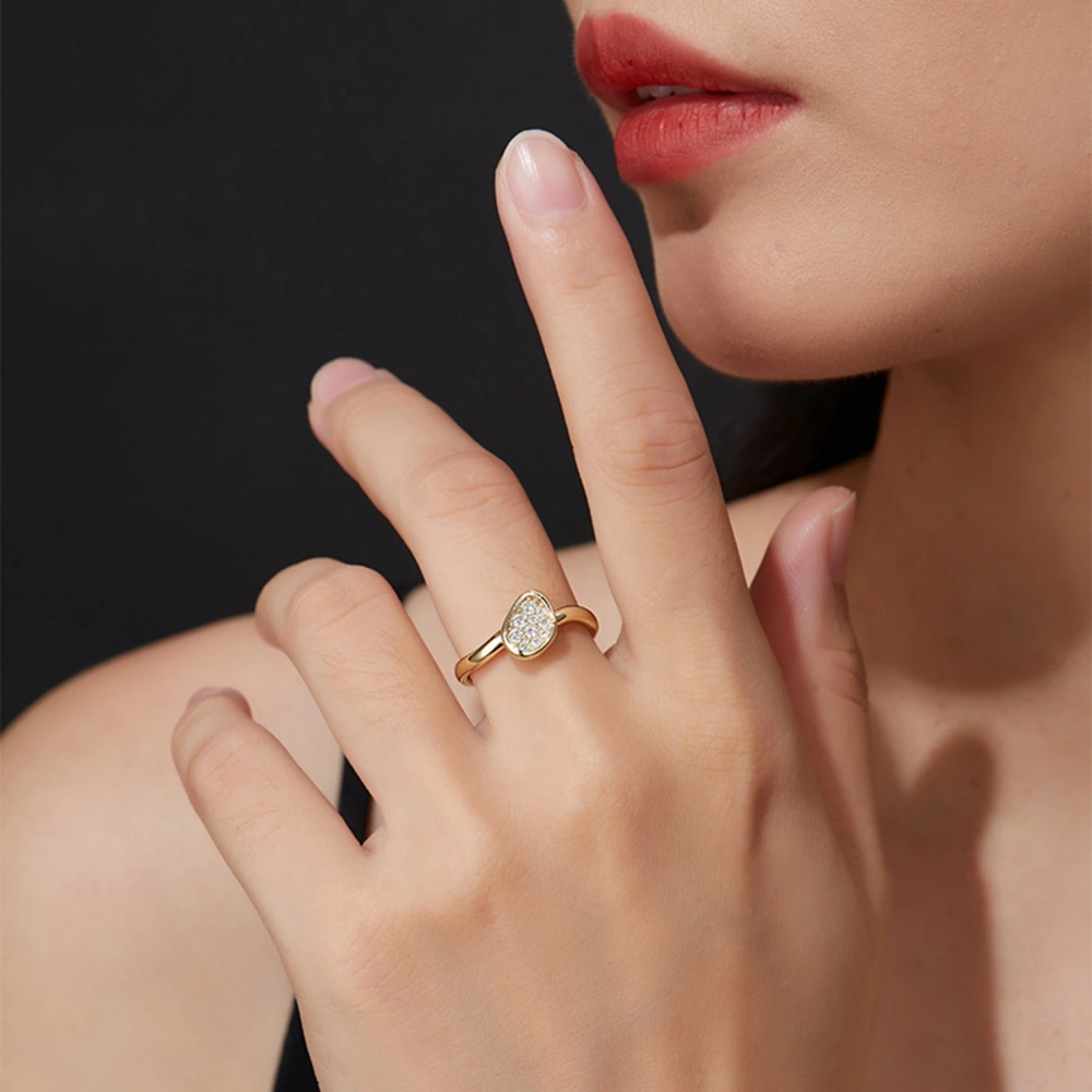 Veeie Veein Luxury Brand The Best-Selling S925 Sterling Silver Ring Is A High-End Moissanite Ring Accessory For Women