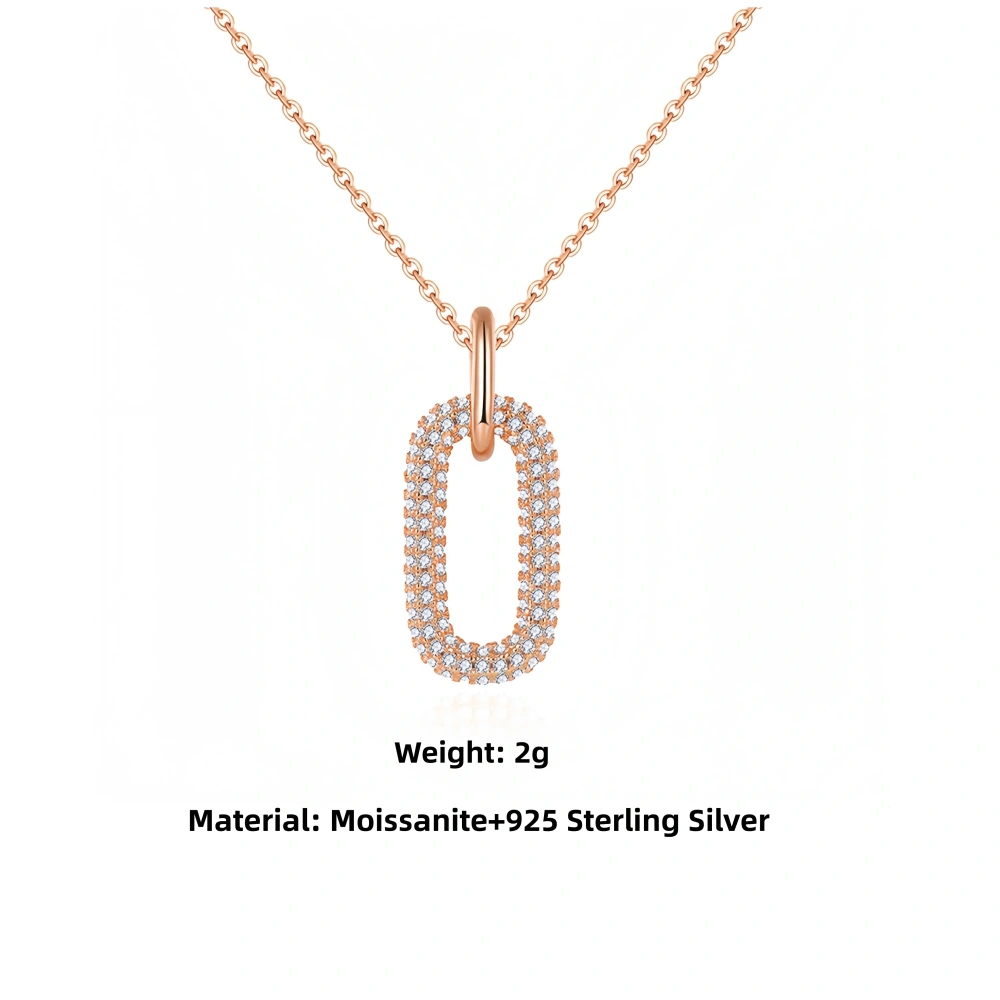 Veeie Veein Luxury Brand S925 Sterling Silver Necklace Accessory For Collarbone Women Party Necklace Pendant Jewelry