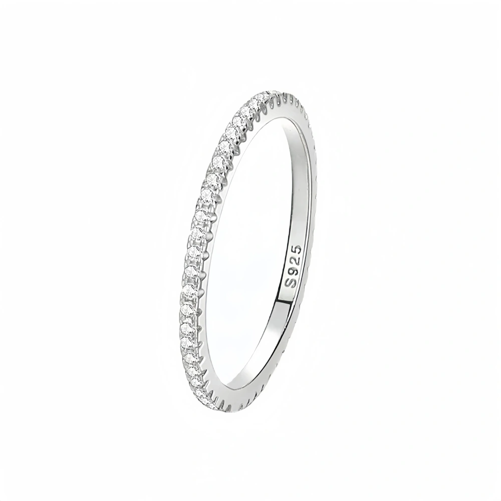 Veeie Veein Luxury Brand Luxury Brand Designer Moissanite Ring For Women S925 Sterling Silver Starry Sky Fashionable Layering