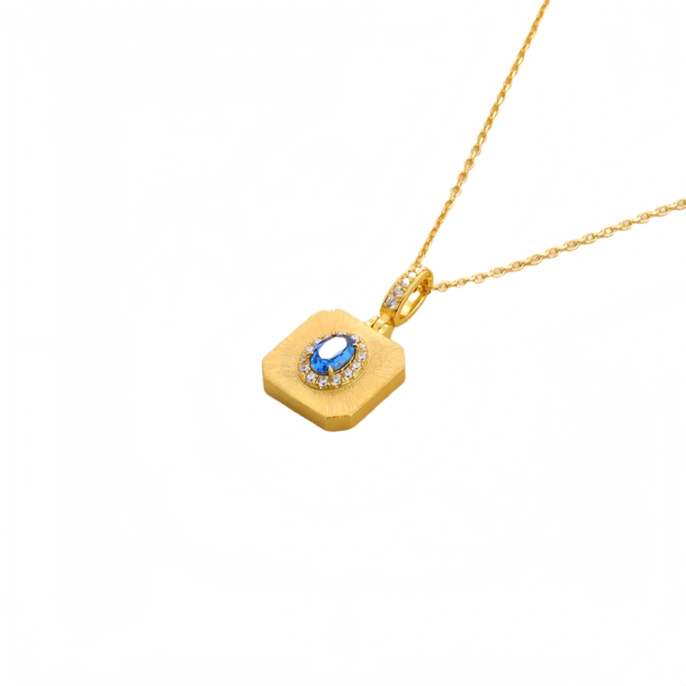 Mushan Luxury Brand Bestseller Brushed Heart-Shaped Pendant Necklace Women  New Pure Silver Collarbone Chain Necklace Jewelry