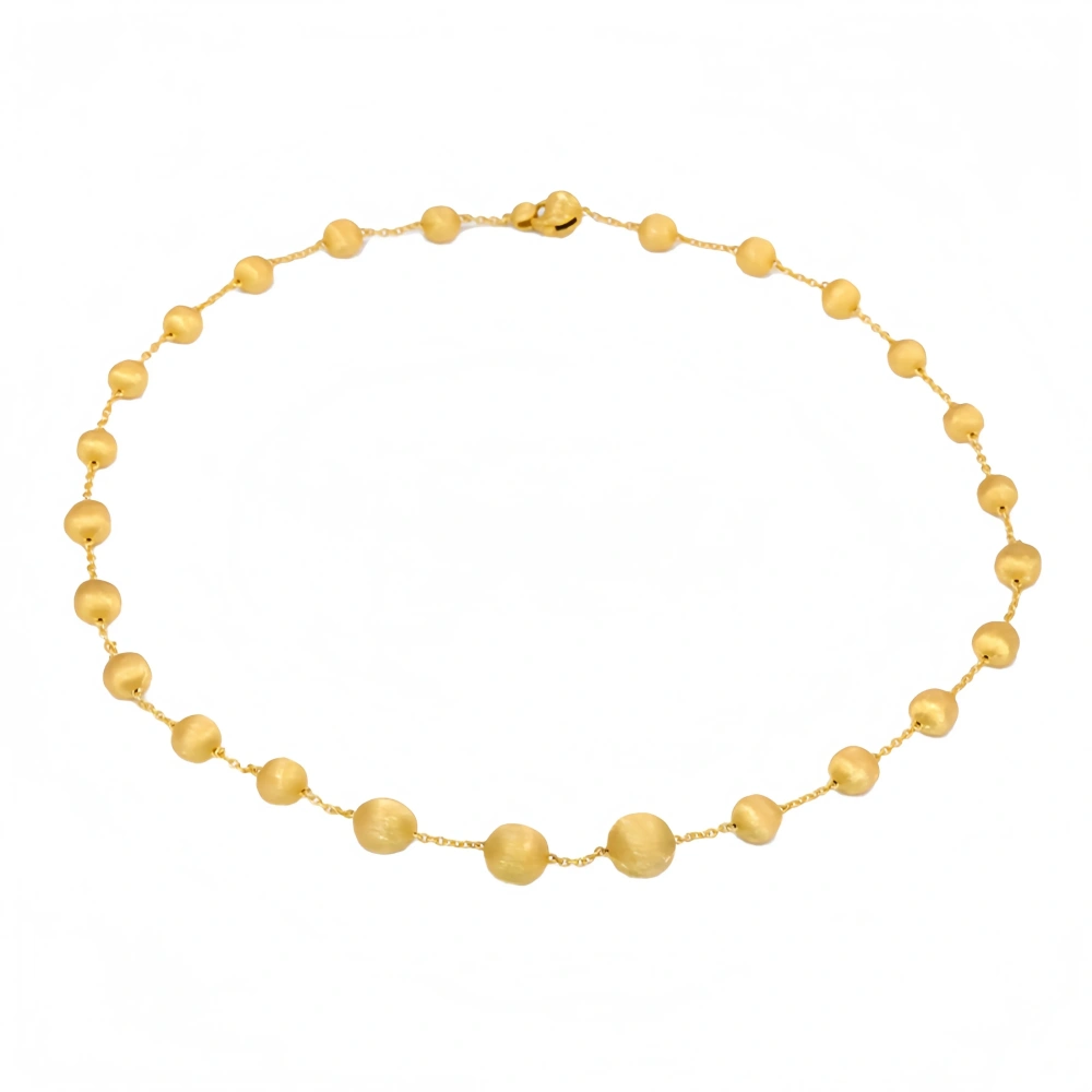 Mushan Luxury Brand New Style 925 Sterling Silver Brushed Ball Necklace High Quality For Women'S Collarbone Chain Jewelry