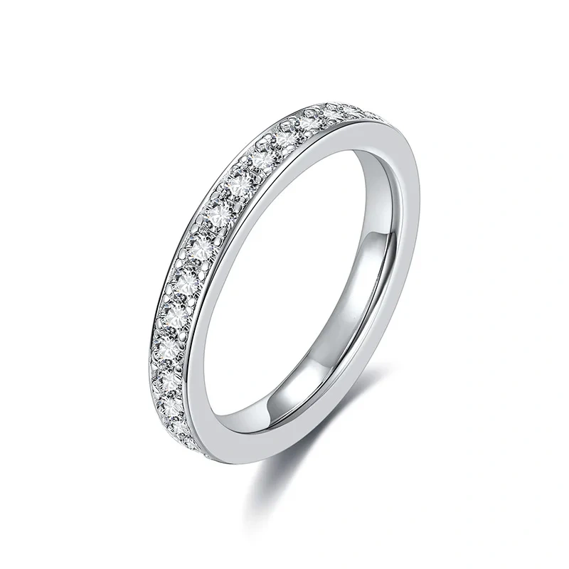 Veeie Veein Luxury Brand S925 Sterling Silver Ring With Moissanite Starry Sky Ring Women'S Volleyball Ring Jewelry