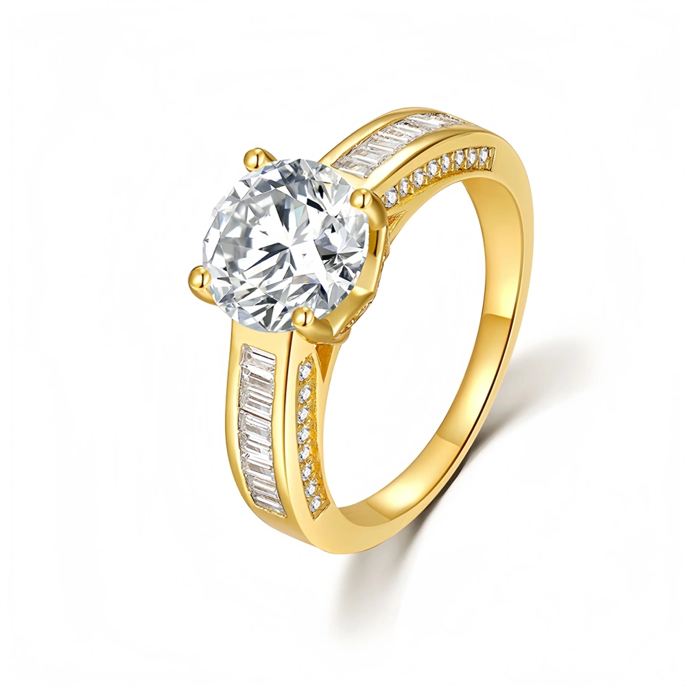Veeie VeeinBrand  High Quality New Products S925 Sterling Silver GRA Certificate 2 Caramosan Stone Women Ring