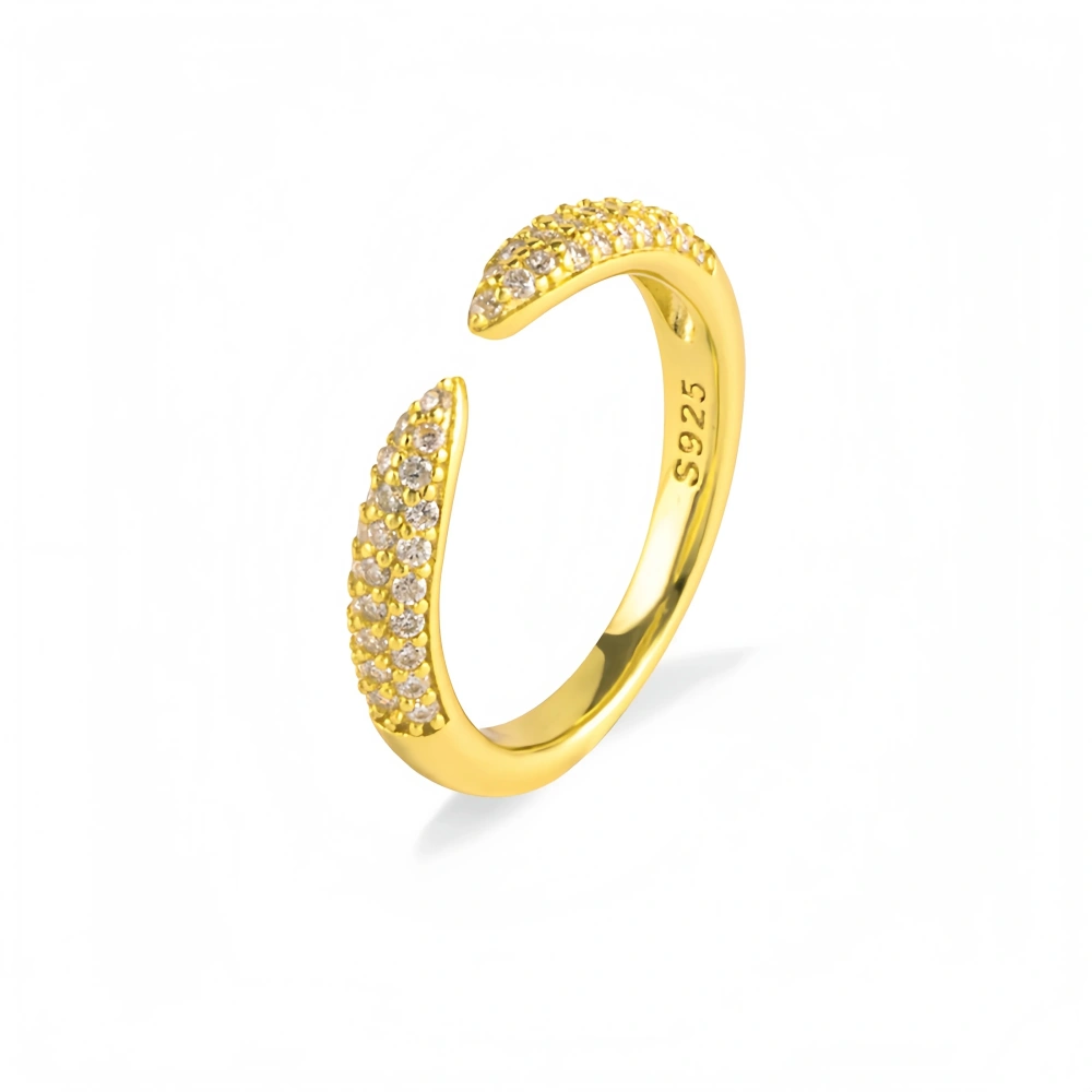 Veeie Veein Luxury Brand Moissanite Ring GRA Certificate S925 Opening  Shaped Engagement Fashion Women Ring Jewelry