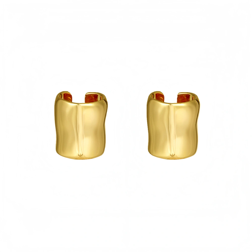 Mushan Luxury Brand Fashion Ear Clips 925 Sterling Silver Simple WomenS Ear Bone Earrings Without Ear Holes Jewelry