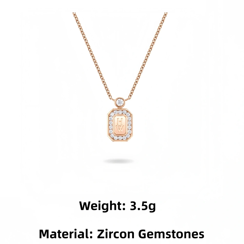 Mushan Luxury Brand Perfume Bottle Necklace  WomenS Sterling Silver 925 Rose Gold Diamond Bracelet Necklace Earrings Jewelry