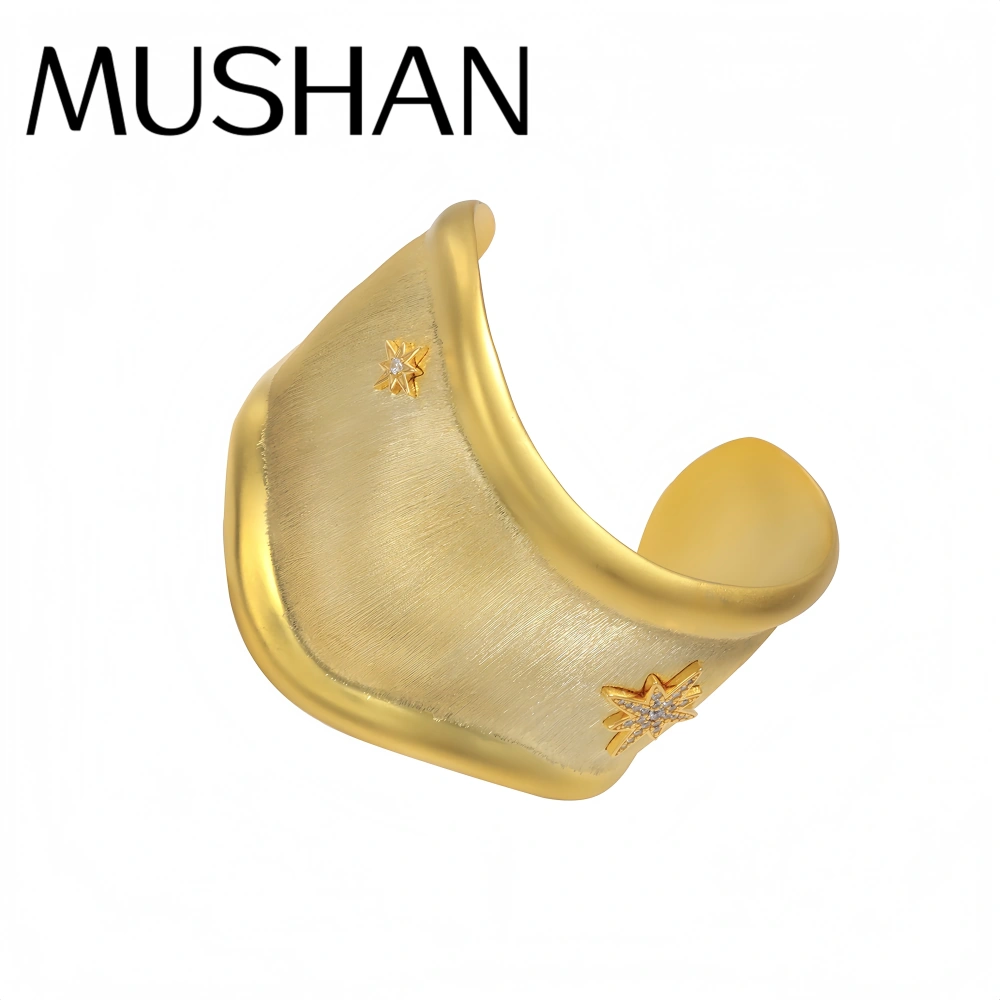 Mushan Luxury Brand High Quality Craftsmanship Eight Pointed Brushed Bracelet For Women Summer New Six Pointed Star Jewelry