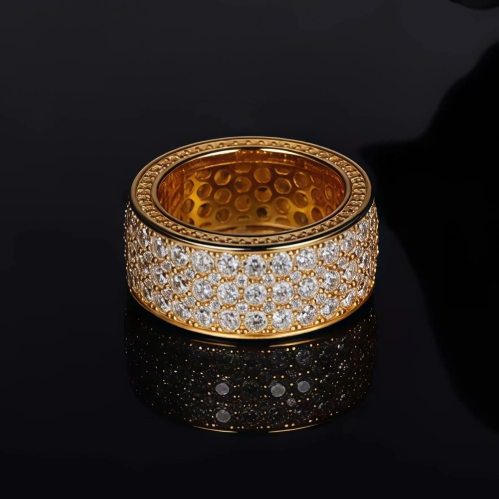 Veeie Veein Luxury Brand Classic New Products S925 Sterling Silver Moissanite Ring GRA Certificate Light Luxury Women  Jewelry