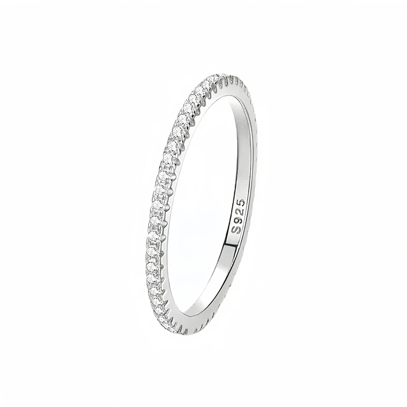 Veeie Veein Luxury Brand Luxury Brand Designer Moissanite Ring For Women S925 Sterling Silver Starry Sky Fashionable Layering