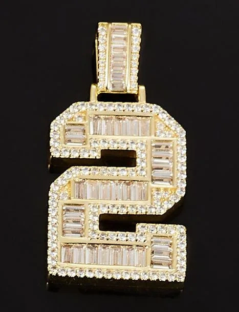 Veeie Veein Luxury Brand The New S925 Sterling Silver Necklace With Moissanite And Digital Pendant Necklace Jewelry