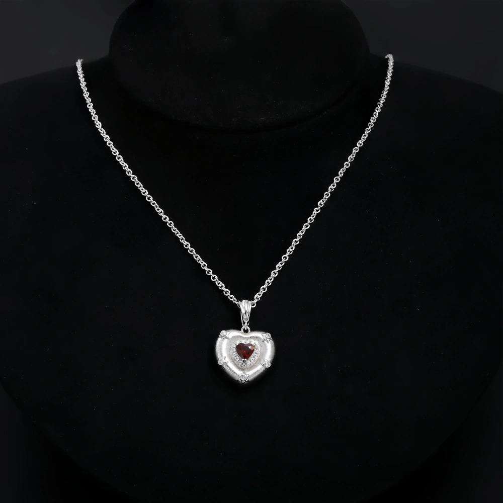 Mushan Luxury Brand High Quality Craftsmanship Plato Heart S925 Sterling Silver Collarbone Chain Is Bestseller Necklace Jewelry