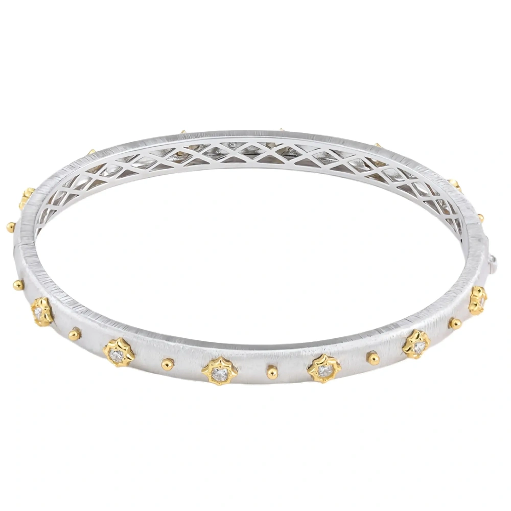 Mushan Luxury Brand Wire Drawing Craft Star Bracelet S925 925 Sterling Silver Bracelets For Women Fine Jewelry